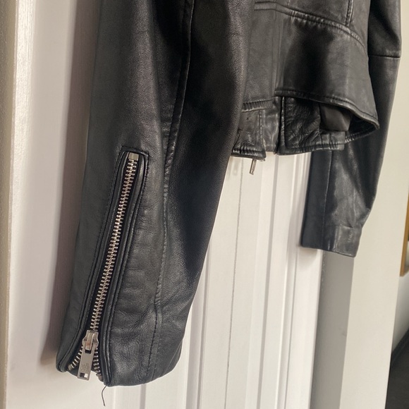 Superdry Leather Jacket - Picture 7 of 8